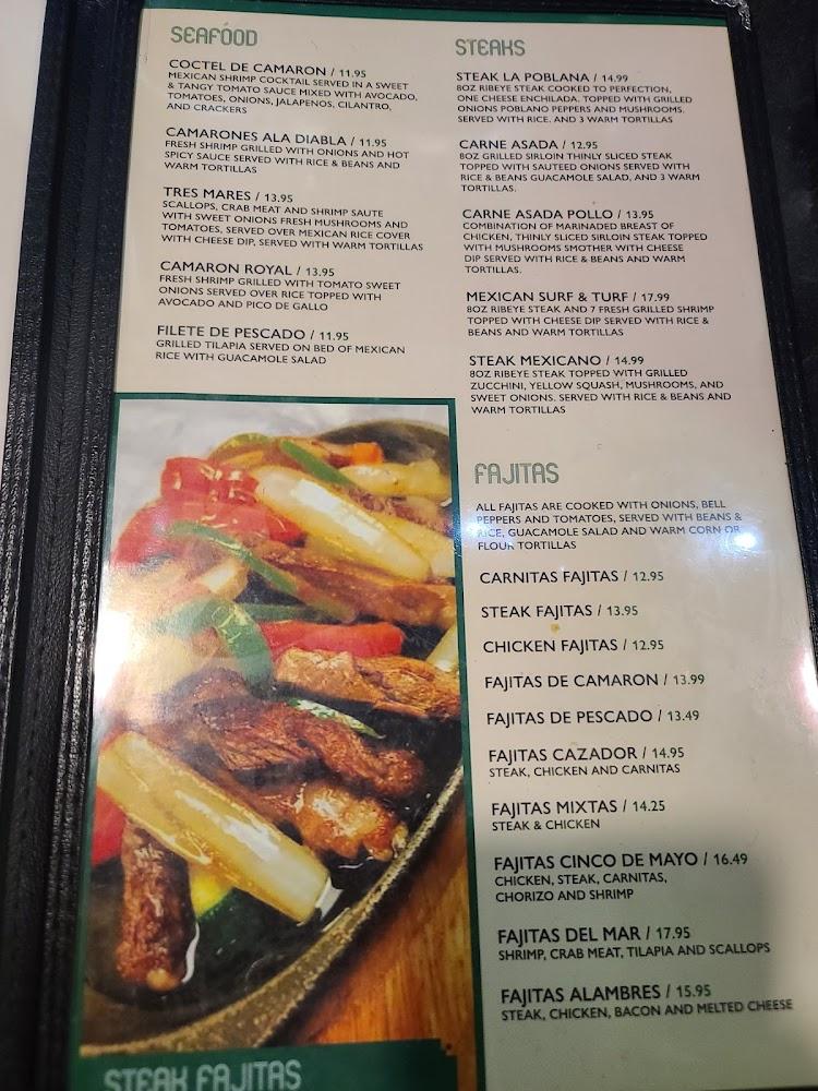 Cinco De Mayo Mexican Restaurant Menu image 2